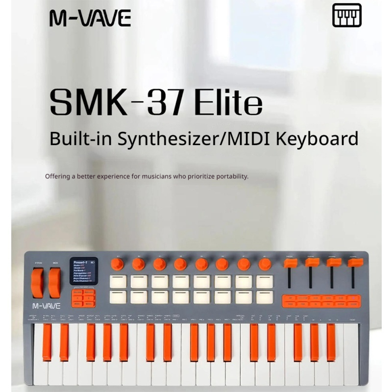 Midi Controller Pad - 새로운 M-Vave Smk-37pro/Smk37elite 37 미디 키보드