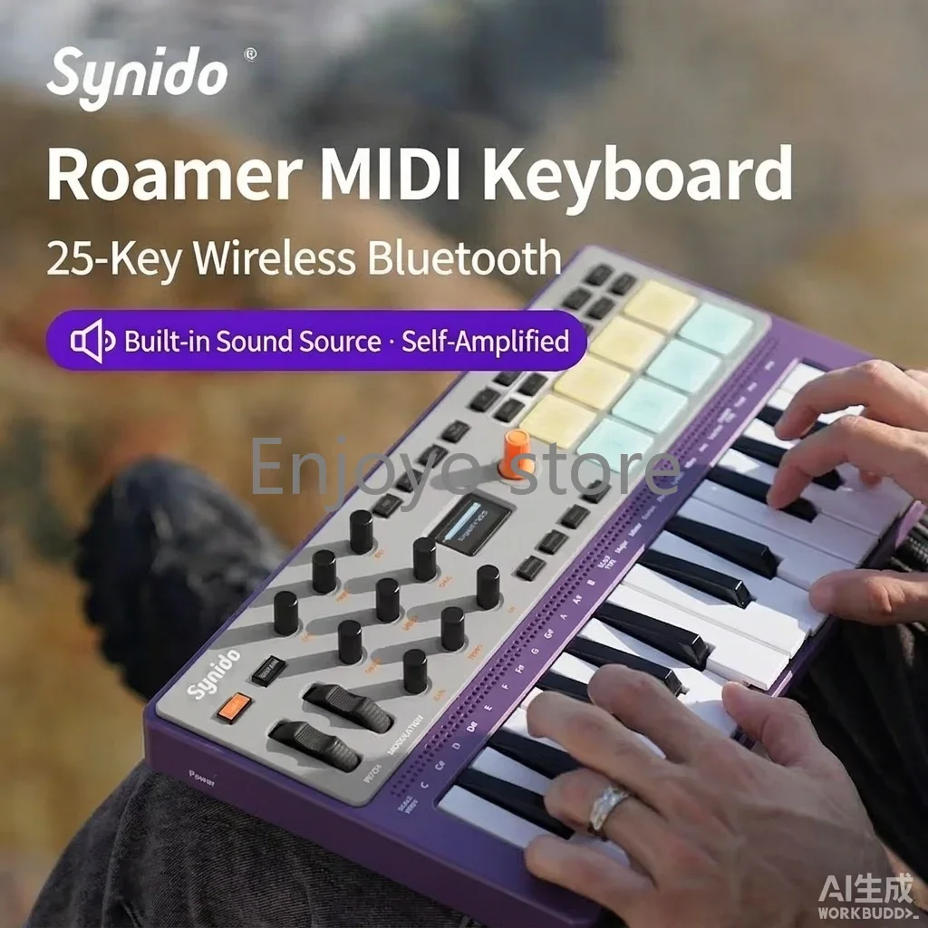 시니도 템포키 W25 플레이 무선 MIDI 키보드 컨트 - Midi Controller Pad 리뷰 및 가격