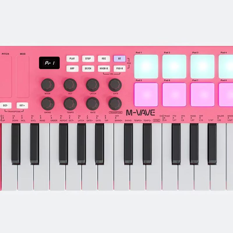 M Vave Smk 25 휴대용 MIDI 키보드 컨트롤 - Midi Controller Pad 리뷰 및 가격