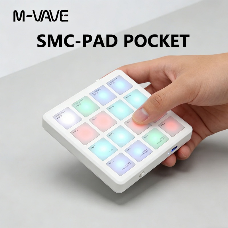 M-Vave SMC-Pad 휴대용 무선 MIDI 컨트롤 - Midi Controller Pad 리뷰 및 가격