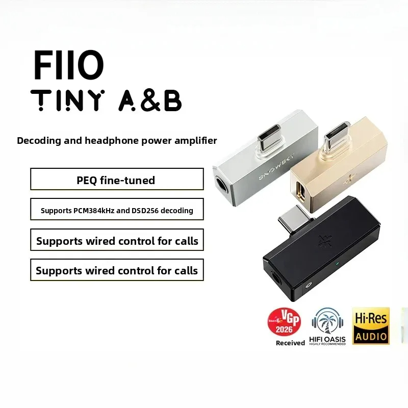 FiiO SNOWSKY TinyA/B, USB-C 타입 - Audio Without Music 리뷰 및 가격
